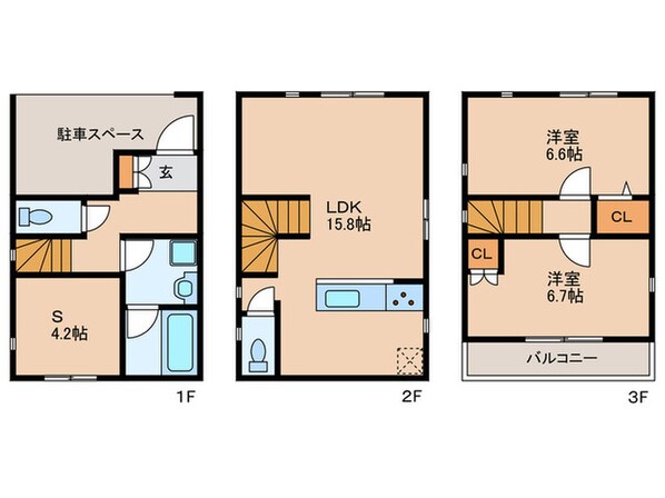 Kolet梅屋敷の物件間取画像